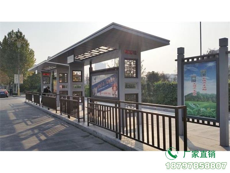 东明县公交车站铝型材候车亭