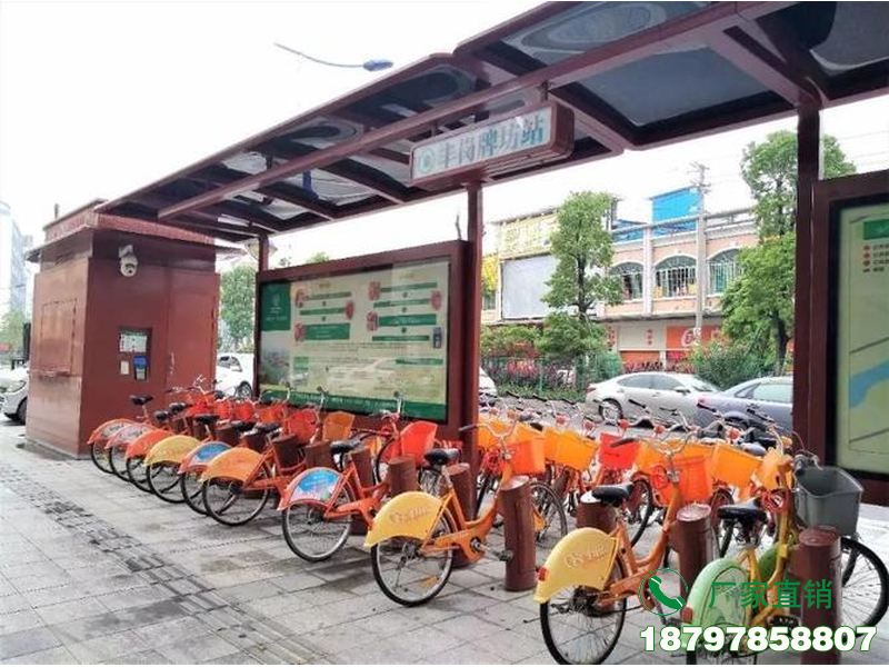 民丰县公共自行车停放亭