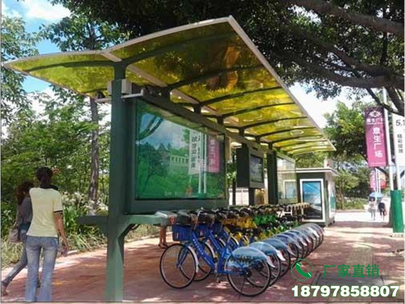 阿勒泰地区城市共享自行车服务亭