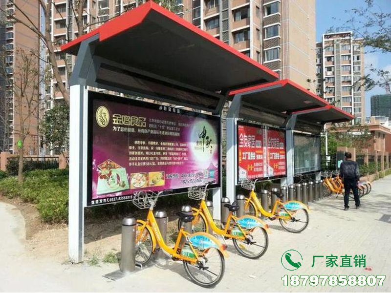 龙南县智能共享自行车服务亭