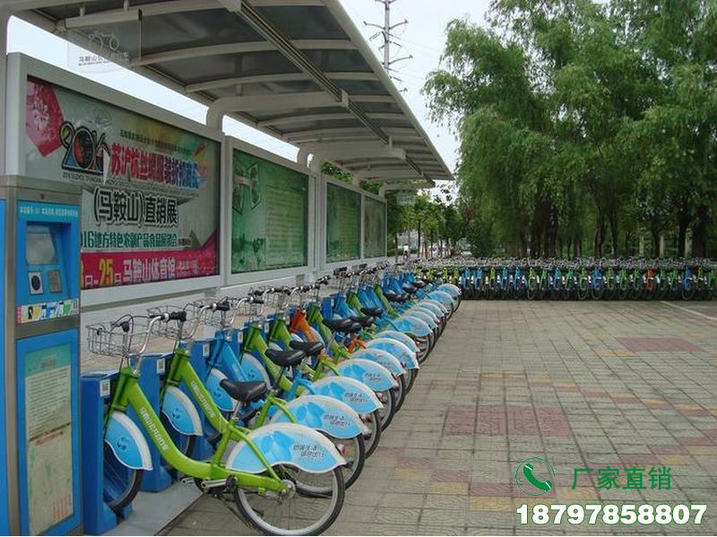 东明县智能共享自行车停放棚
